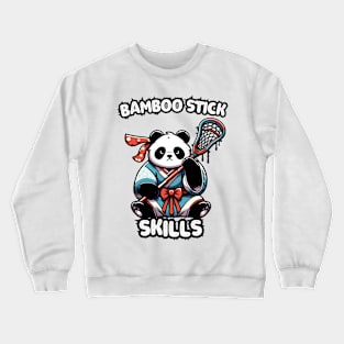 Lacrosse panda bear Crewneck Sweatshirt